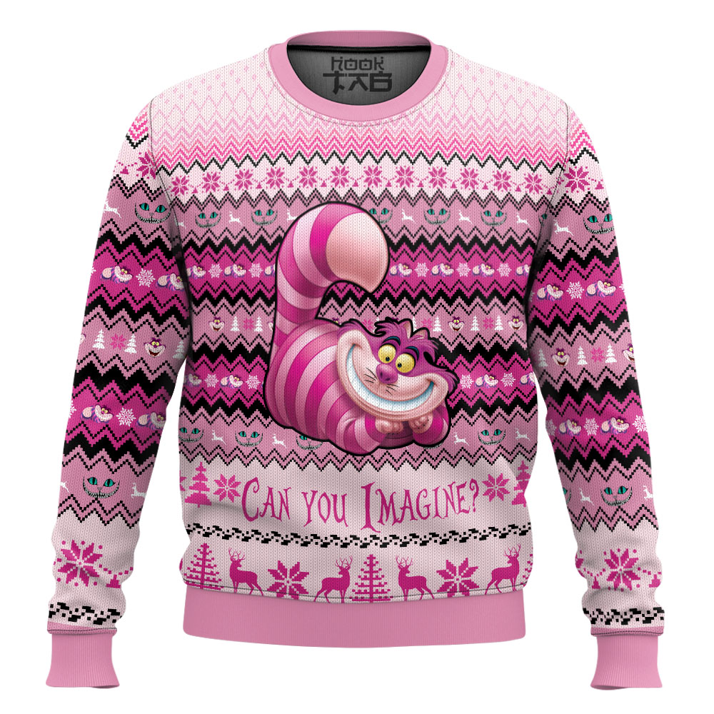 PML0908240857-mk2.jpg Cheshire Cat Alice in Wonderland Ugly Christmas Sweater