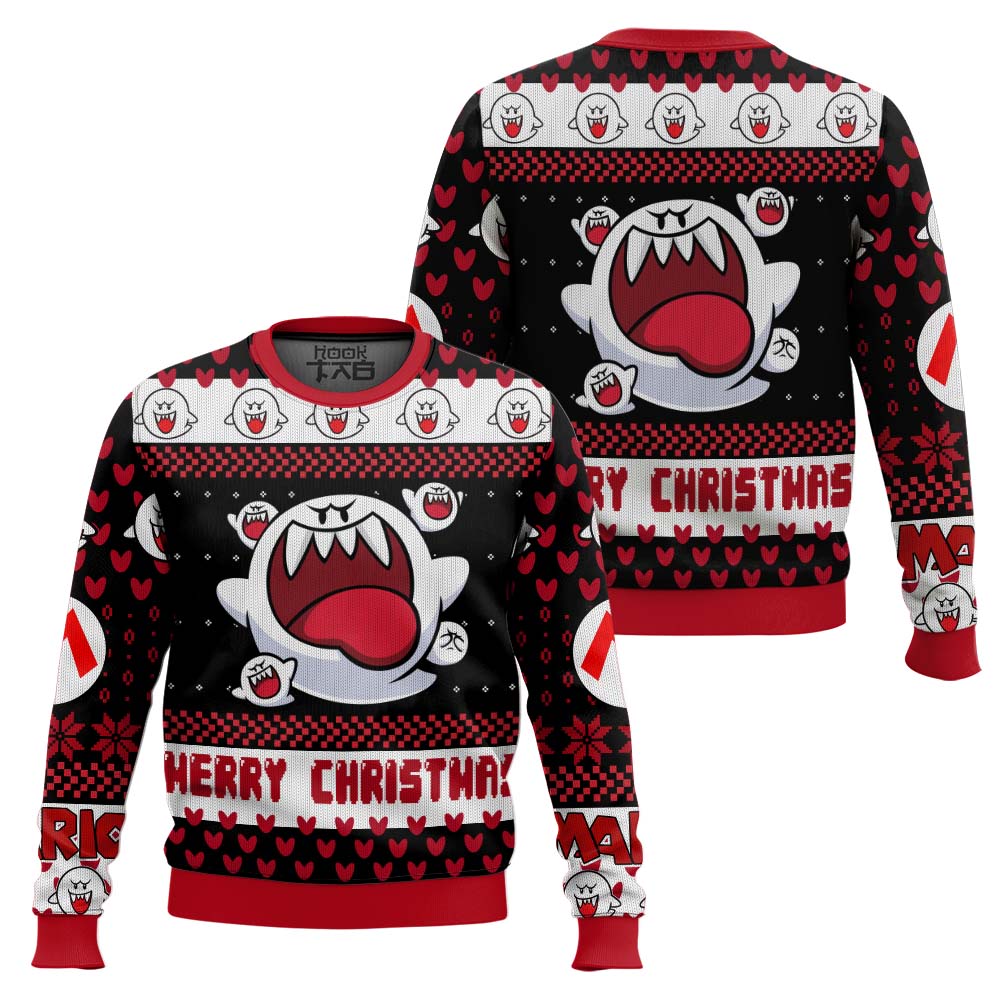 PML0908240869mk1.jpg Boo Mario Bros Ugly Christmas Sweater