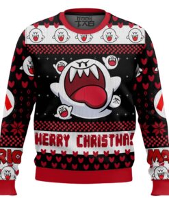 Boo Mario Bros Ugly Christmas Sweater