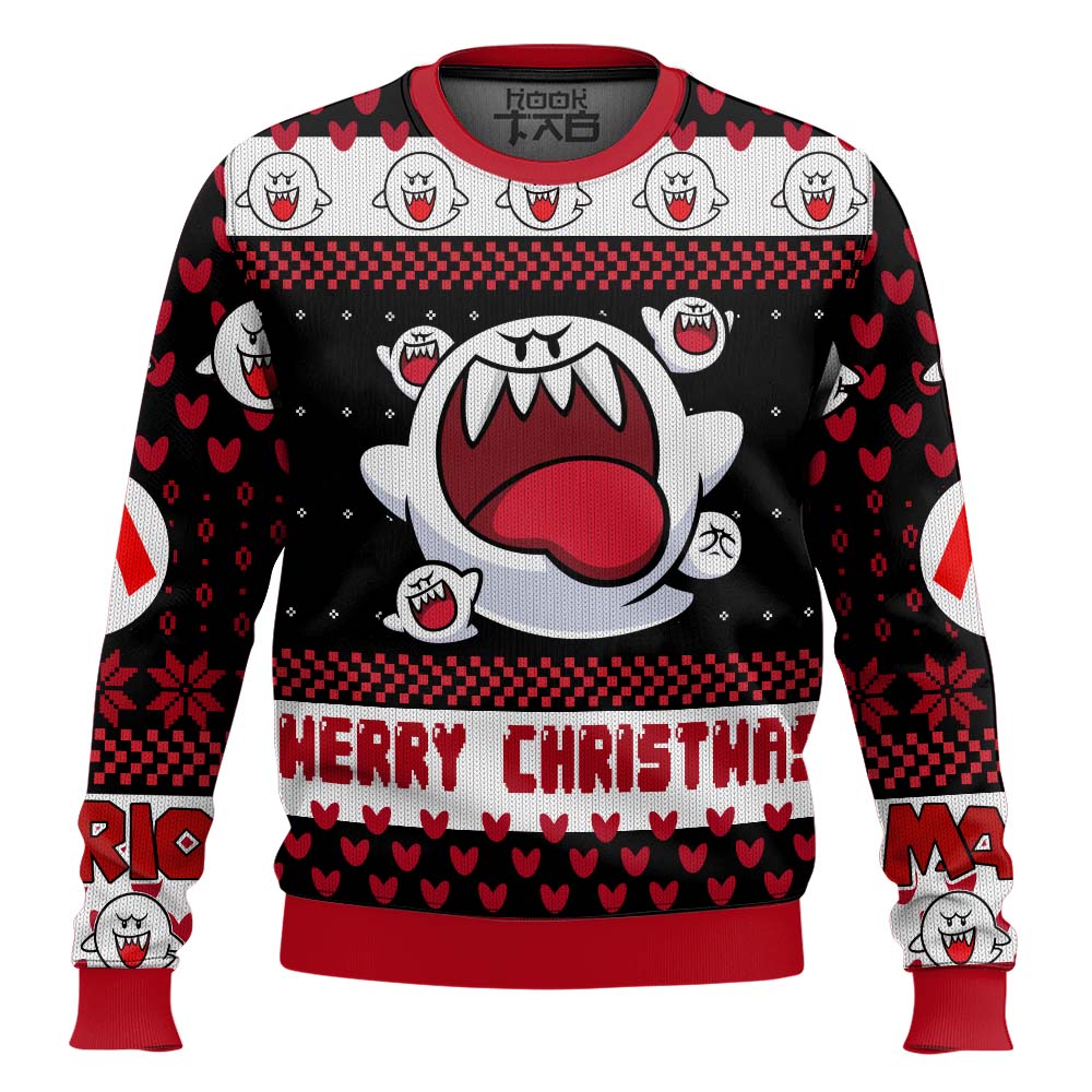 PML0908240869mk2.jpg Boo Mario Bros Ugly Christmas Sweater