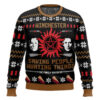 Christmas with the Winchesters Supernatural Ugly Christmas Sweater 4 Christmas with the Winchesters Supernatural Ugly Christmas Sweater