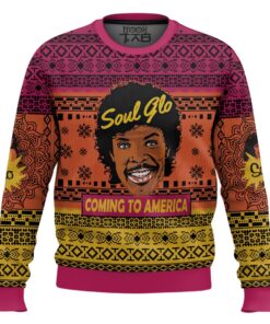 Soul Glo Coming to America Ugly Christmas Sweater