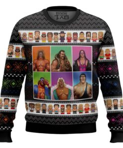 WWF Wrestling Legends Ugly Christmas Sweater