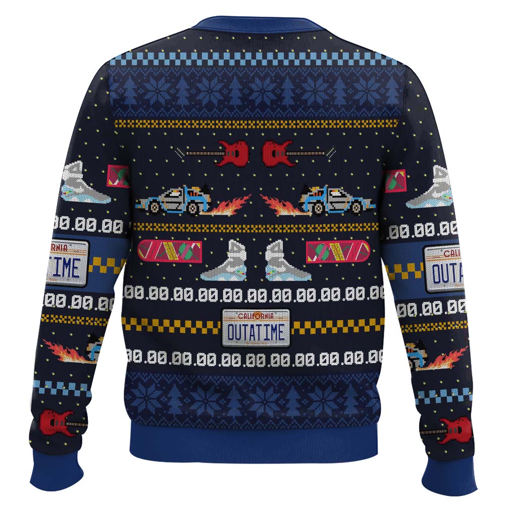 PML0908240971mk3.jpg Get Back in Time For Christmas Back to the Future Ugly Christmas Sweater