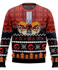 Ho Ho Hooo Holiday Thundercats Ugly Christmas Sweater