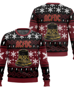 Hells Bells ACDC Ugly Christmas Sweater 2 Hells Bells ACDC Ugly Christmas Sweater