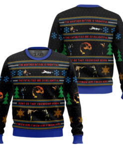 Finish Him! Mortal Kombat Ugly Christmas Sweater 2 Finish Him! Mortal Kombat Ugly Christmas Sweater