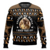 Excuse Me While I Whip This Out Blazing Saddles Ugly Christmas Sweater