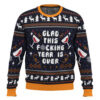 Glad This Fucking Year is Over Pop Culture Ugly Christmas Sweater