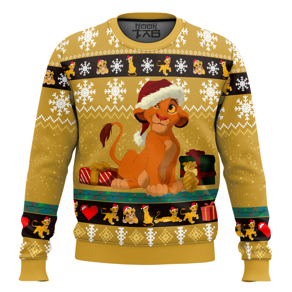 PML0908241359-mk2.jpg Young Simba The Lion King Ugly Christmas Sweater