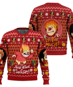 Heat Miser The Year Without a Santa Claus Ugly Christmas Sweater 2 Heat Miser The Year Without a Santa Claus Ugly Christmas Sweater