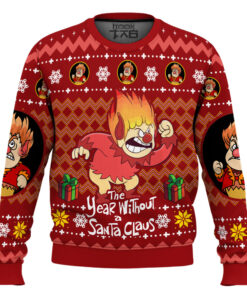 Heat Miser The Year Without a Santa Claus Ugly Christmas Sweater