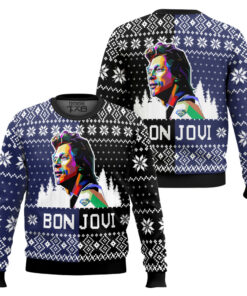 Bon Jovi Ugly Christmas Sweater 2 Bon Jovi Ugly Christmas Sweater