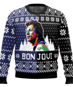 Bon Jovi Ugly Christmas Sweater