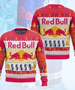 Red Bull Ugly Sweater Red