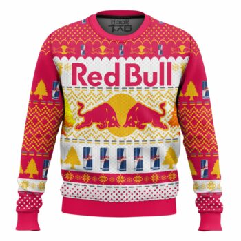 Red Bull Ugly Sweater Red