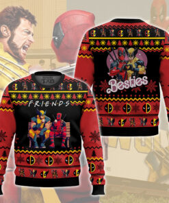 F.R.I.E.N.D.S Deadpool Wolverine Ugly Sweater 2 F.R.I.E.N.D.S Deadpool Wolverine Ugly Sweater