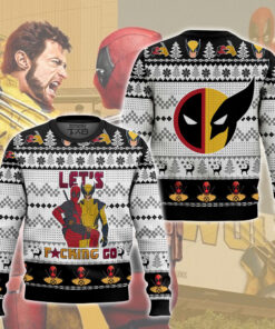 Let's Go Deadpool Wolverine Ugly Sweater