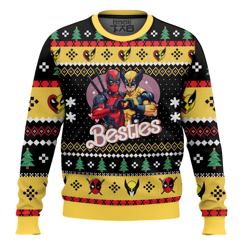 PML150824UST11VKH2mk2.jpg Get in Loser Deadpool Wolverine Ugly Sweater