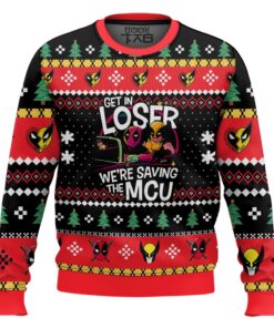 Get in Loser Deadpool Wolverine Ugly Sweater