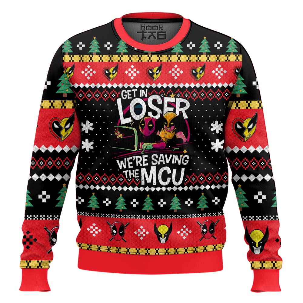 PML150824UST11VKHfixmk2.jpg Get in Loser Deadpool Wolverine Ugly Sweater