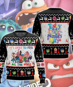 It's Okay To Feel All The Feels Inside Out Ugly Sweater 2 It's Okay To Feel All The Feels Inside Out Ugly Sweater