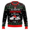 All I want for Christmas is Sleep Snoopy - Snoopy Ugly Sweater 12 All I want for Christmas is Sleep Snoopy - Snoopy Ugly Sweater