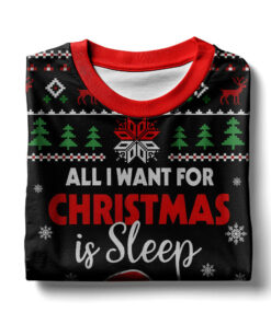 All I want for Christmas is Sleep Snoopy - Snoopy Ugly Sweater 3 All I want for Christmas is Sleep Snoopy - Snoopy Ugly Sweater