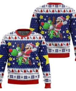 Christmas Odyssey Super Mario Bros. Ugly Christmas Sweater 2 Christmas Odyssey Super Mario Bros. Ugly Christmas Sweater