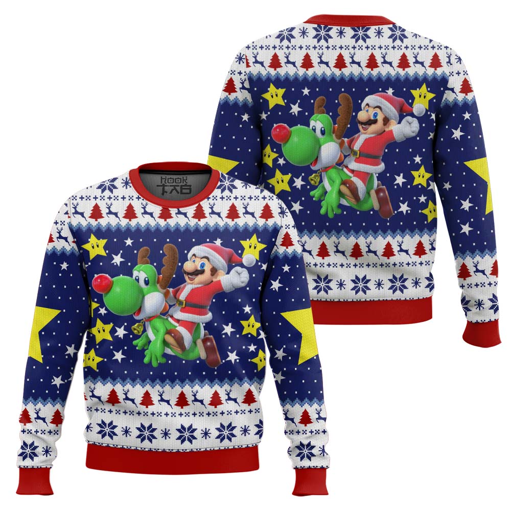 PR270923L13mk1.jpg Christmas Odyssey Super Mario Bros. Ugly Christmas Sweater