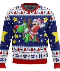 Christmas Odyssey Super Mario Bros. Ugly Christmas Sweater