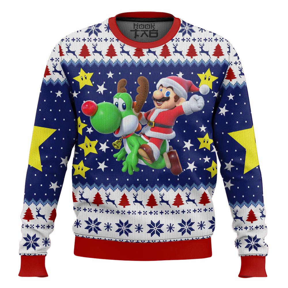 PR270923L13mk2.jpg Christmas Odyssey Super Mario Bros. Ugly Christmas Sweater