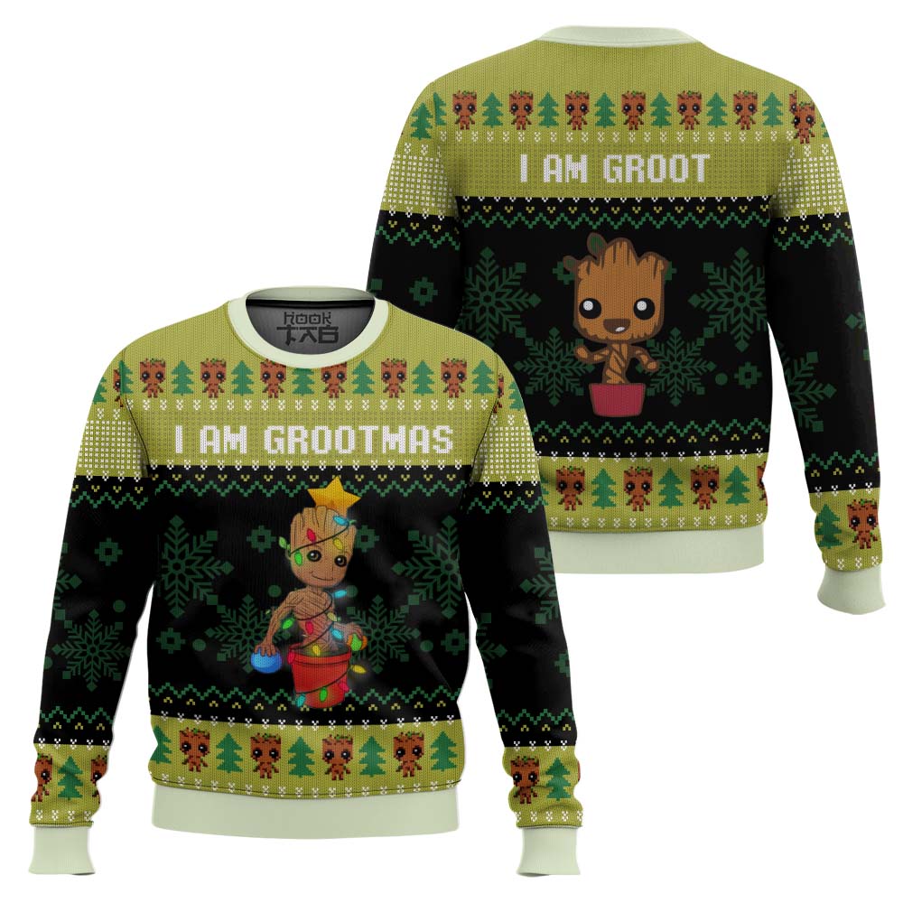 PR270923L309mk1.jpg I am Grootmas Guardians of the Galaxy Marvel Ugly Christmas Sweater