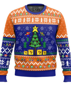 Super Bros Christmas Super Mario Bros. Ugly Christmas Sweater