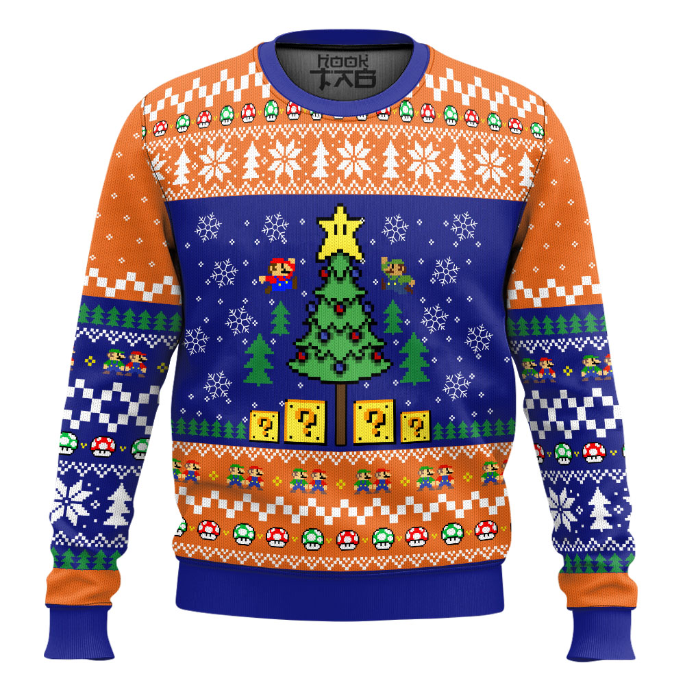 PR270923L456-mk2.jpg Super Bros Christmas Super Mario Bros. Ugly Christmas Sweater