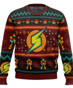 Samus Metroid Ugly Christmas Sweater