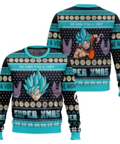 A Very Saiyan Christmas Dragon Ball Z Ugly Christmas Sweater 2 A Very Saiyan Christmas Dragon Ball Z Ugly Christmas Sweater