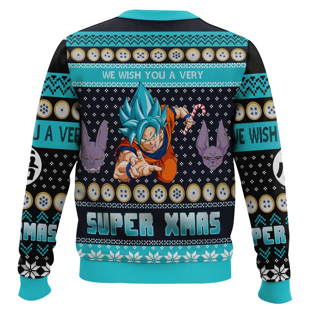PR270923L510mk3.jpg A Very Saiyan Christmas Dragon Ball Z Ugly Christmas Sweater
