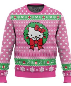 Cute Christmas Hello Kitty Ugly Christmas Sweater