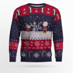 Peanuts Snoopy & Charlie Brown Holiday Ugly Christmas Sweater
