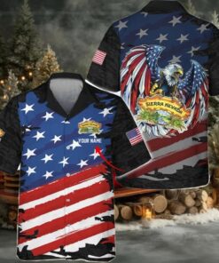 Personalized Sierra Nevada Freedom Eagle Hawaiian Shirt