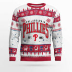 Philadelphia Phillies Baseball Christmas Ugly Sweater