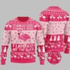 Pink Flamingo All The Way Ugly Christmas Sweater 3 Pink Flamingo All The Way Ugly Christmas Sweater