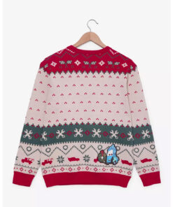 Pixar Cars Lightning McQueen & Mater Holiday Ugly Christmas Sweater