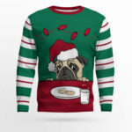 Pug Cookies Ugly Christmas Sweater