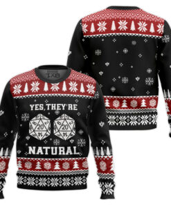 Dungeons And Dragons Yes They're Natural Ugly Sweater 2 Dungeons And Dragons Yes They're Natural Ugly Sweater