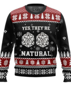 Dungeons And Dragons Yes They're Natural Ugly Sweater