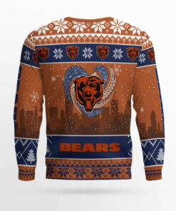 Real Women Love Football Smart Women Love Chicago Bears Ugly Sweater