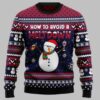 Red Wine Snowman How To Avoid A Meltdown Ugly Christmas Sweater 2 Red Wine Snowman How To Avoid A Meltdown Ugly Christmas Sweater