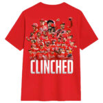 Reds 2025 October Baseball Clinched T-Shirt